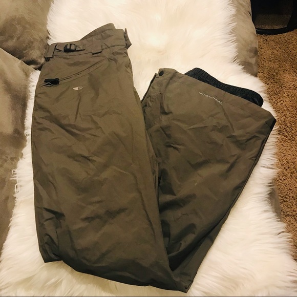 Columbia Men’s Omni-Tech Olive Snow Pants